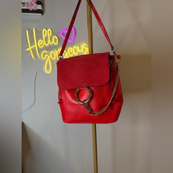 Chloe Red Faye Bag main image 10